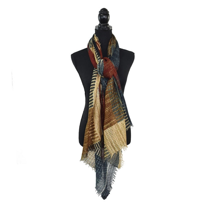 CAMDEN EARTHY BASKETWEAVE SCARF