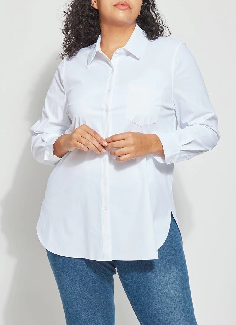 LYSSE SCHIFFER BUTTON DOWN - PLUS