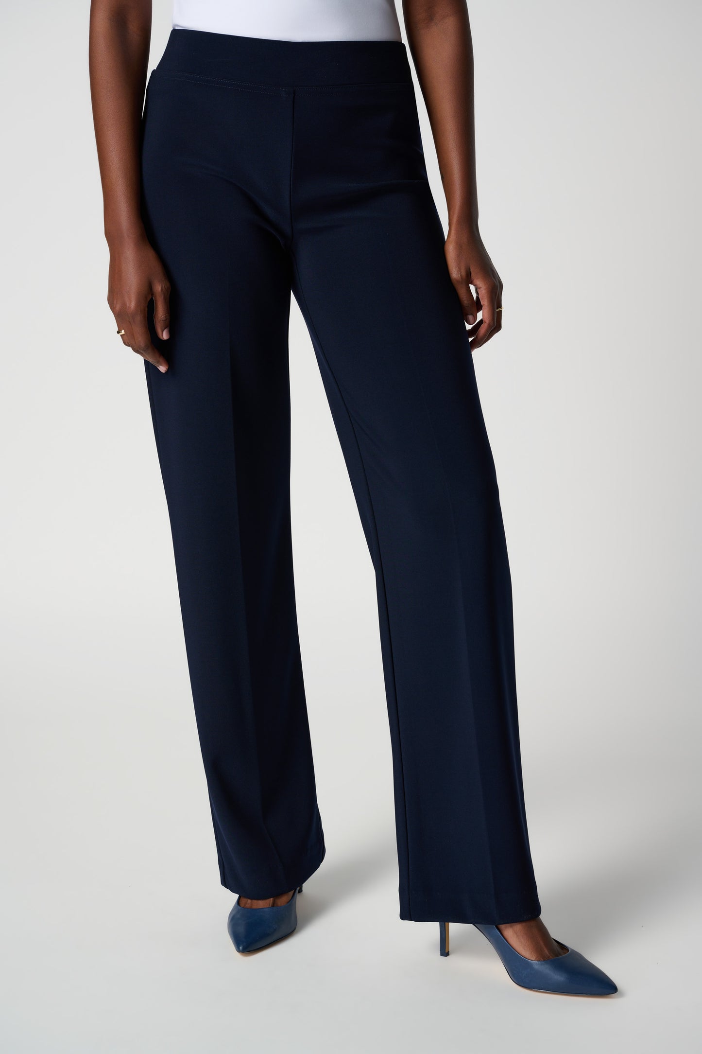 JOSEPH RIBKOFF CLASSIC WIDE LEG PANT - 32" INSEAM