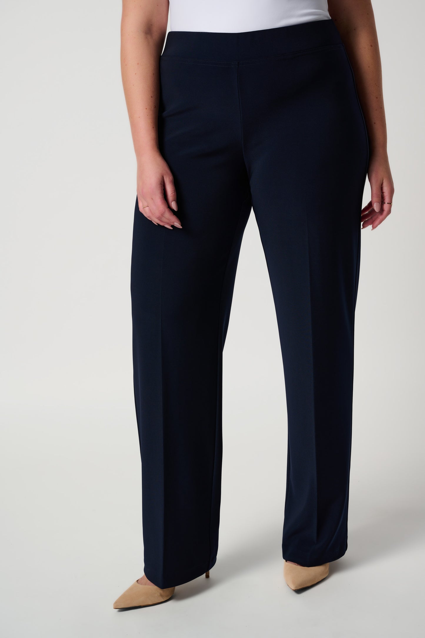 JOSEPH RIBKOFF CLASSIC WIDE LEG PANT - 32" INSEAM