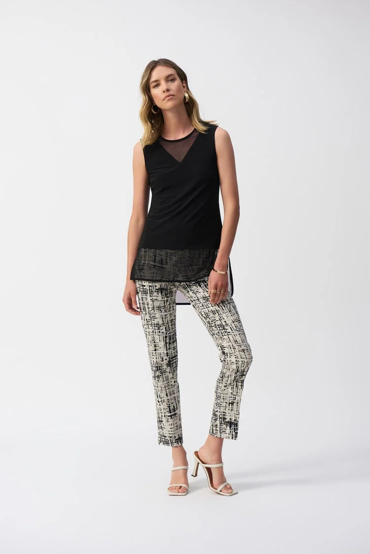 MILLENIUM ABSTRACT PRINT SLIM FIT PANT