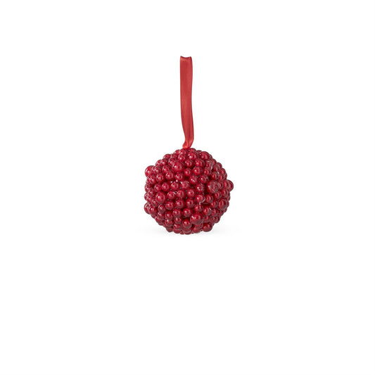 2.75" RED BERRY BALL ORNAMENT