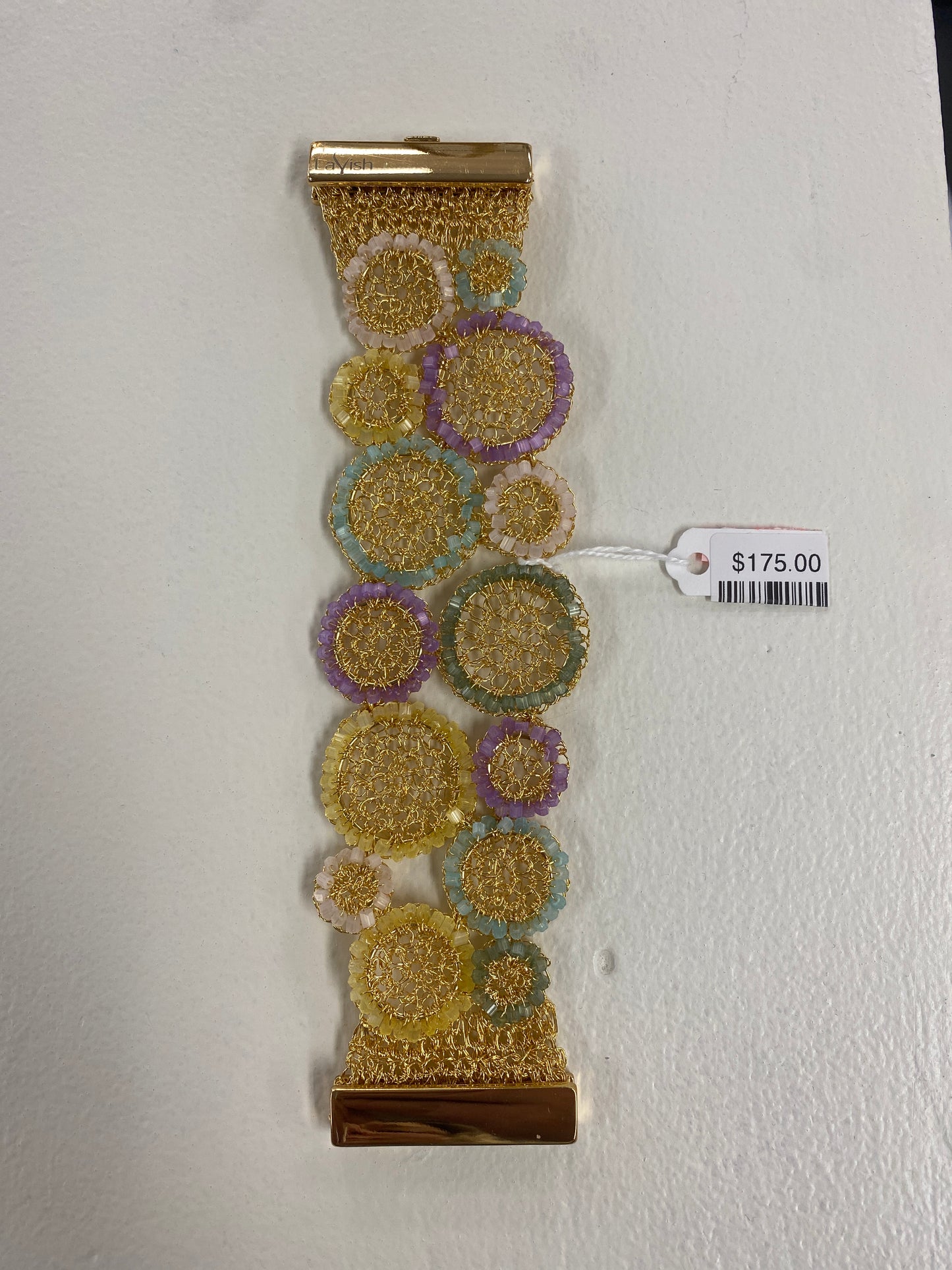 LAVISH PATCHWORK MESH BRACELET