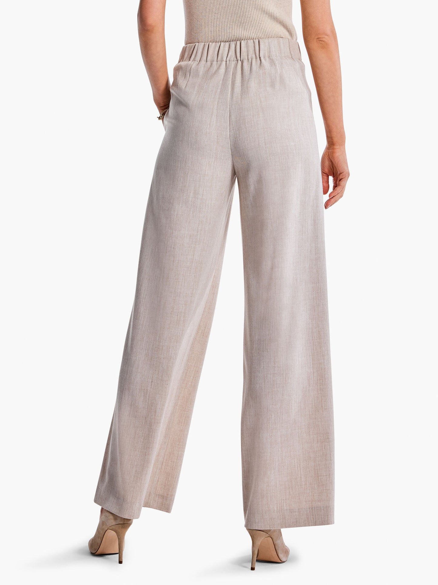 NIC+ZOE BI-STRETCH TWILL WIDE LEG PANT 31" INSEAM