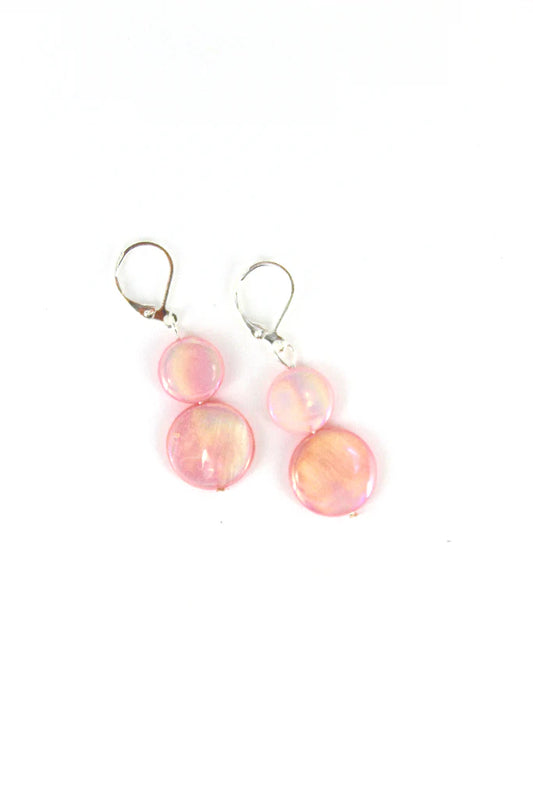 SEA LILY MOTHER-OF-PEARL EARRINGS PINK