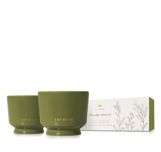 CITRONELLA GROVE AROMATIC CANDLE SET