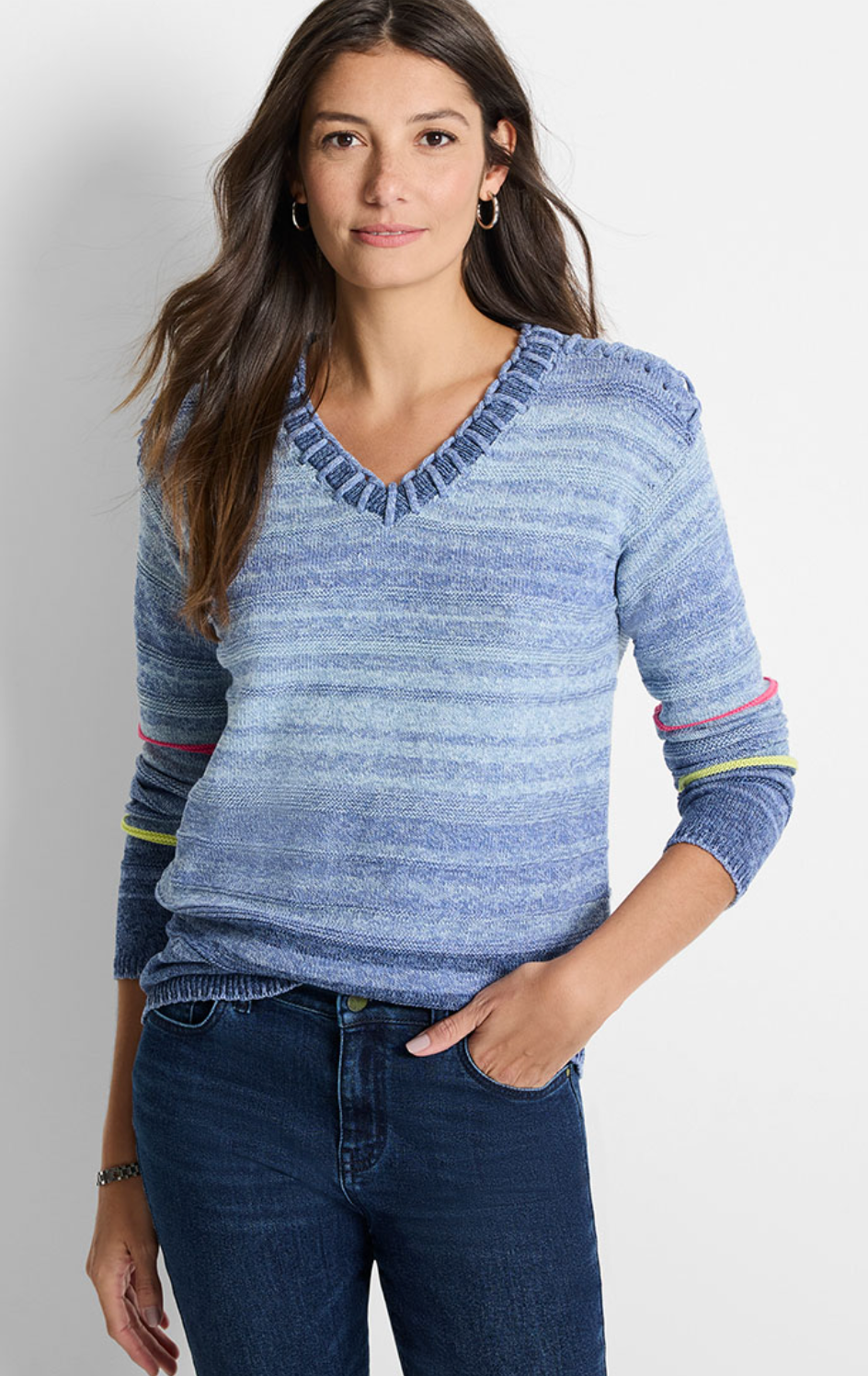 NIC+ZOE DENIM DAYS SWEATER