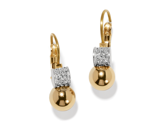 BRIGHTON PETITE MERIDIAN LEVERBACK EARRINGS