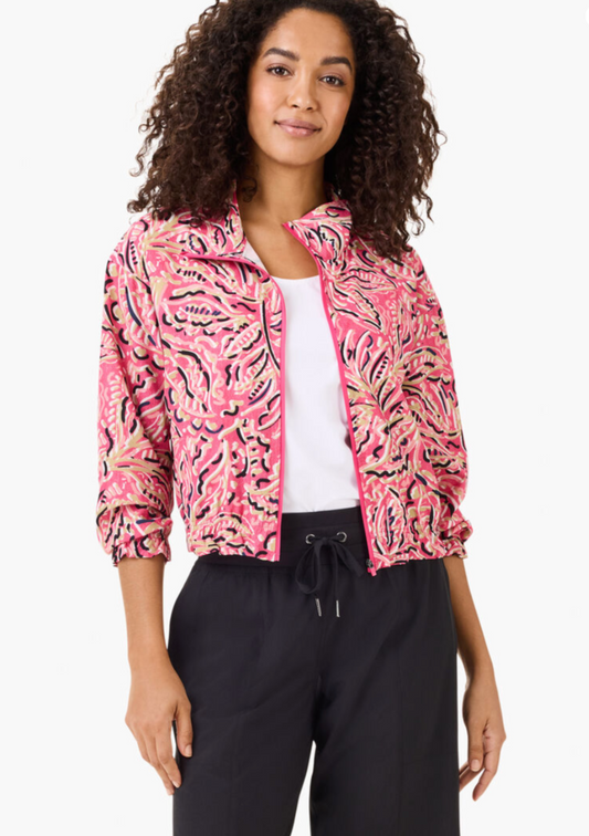 NZ ACTIVE TECH STRETCH SHADOW FLORAL JACKET