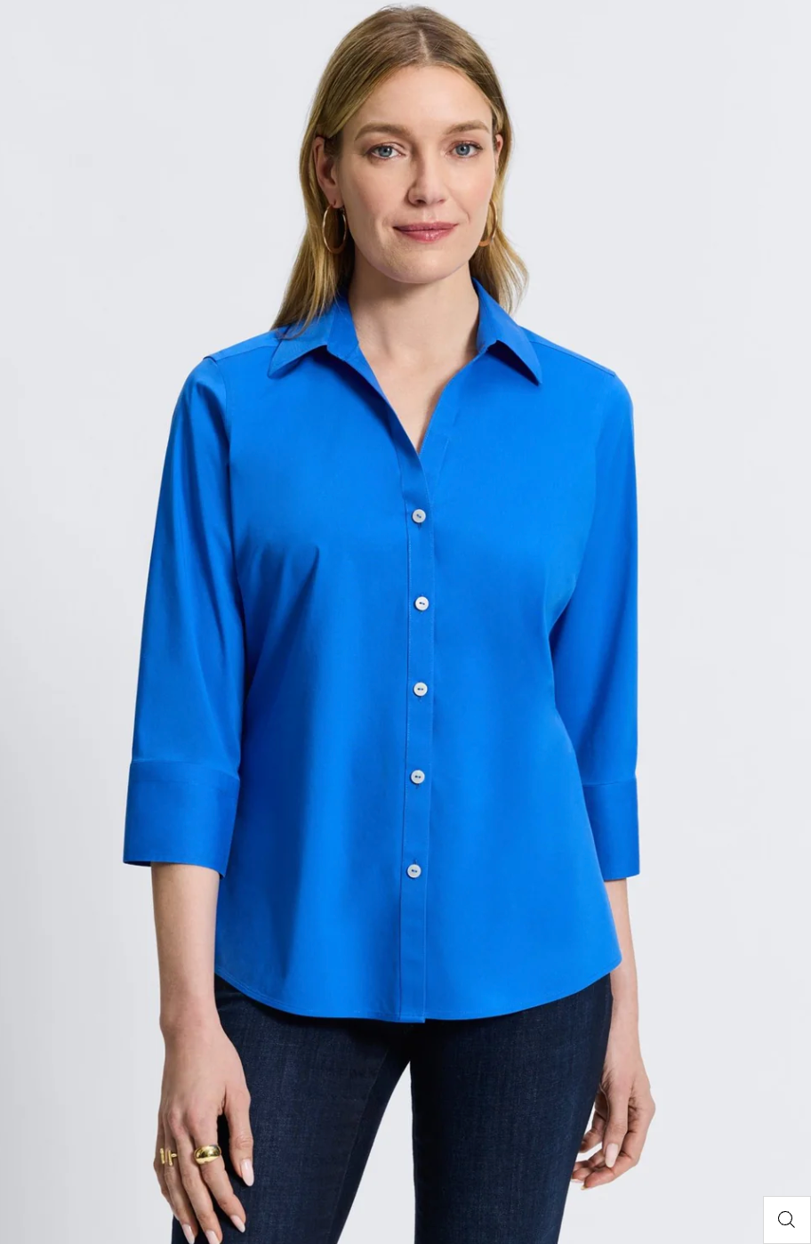 MARY ESSENTIAL STRETCH NO IRON SHIRT