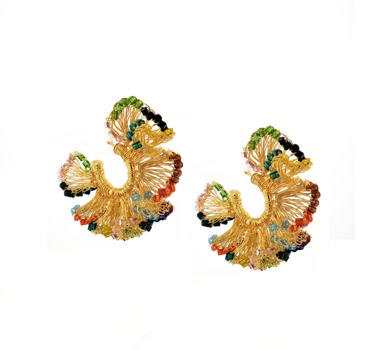 LAVISH RIO HOOP EARRINGS