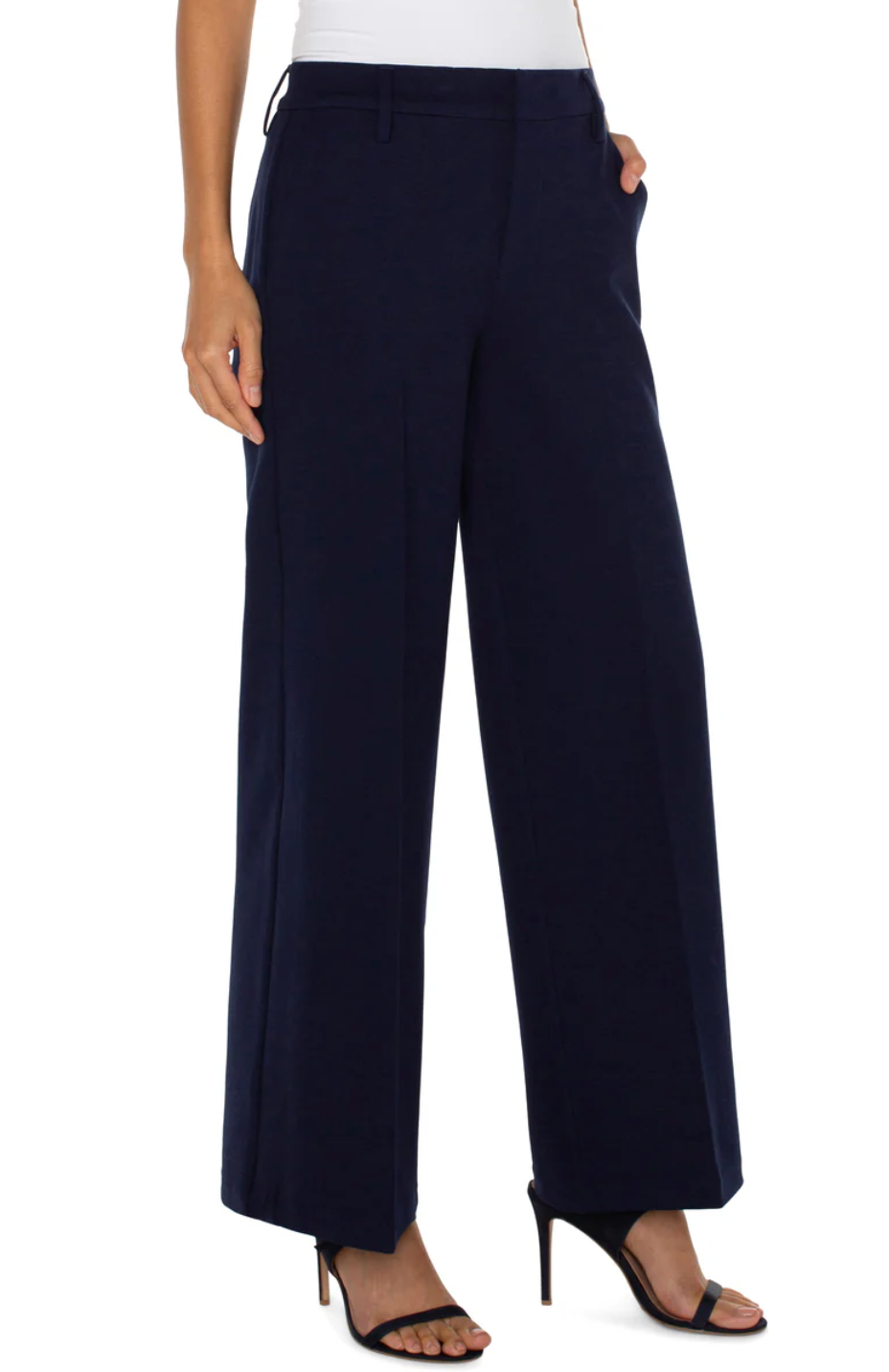 LIVERPOOL WIDE LEG TROUSER - 31 " INSEAM