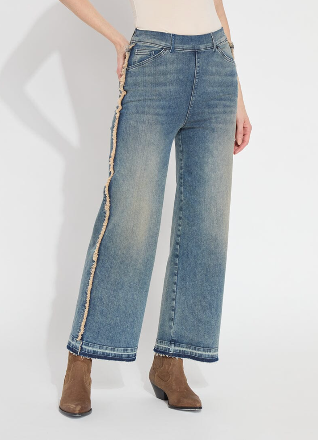 LYSSE HI WAIST WIDE LEG PREMIUM DENIM