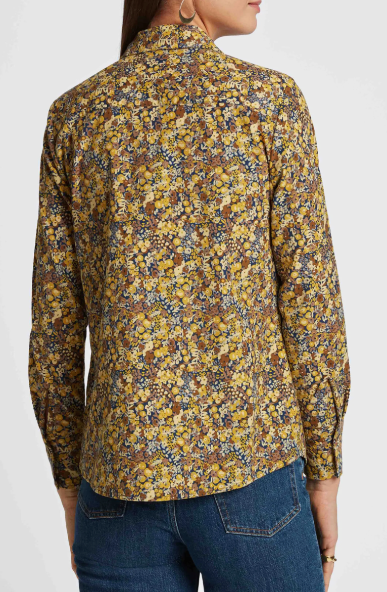 MARY DITSY FLORAL CORDUROY SHIRT