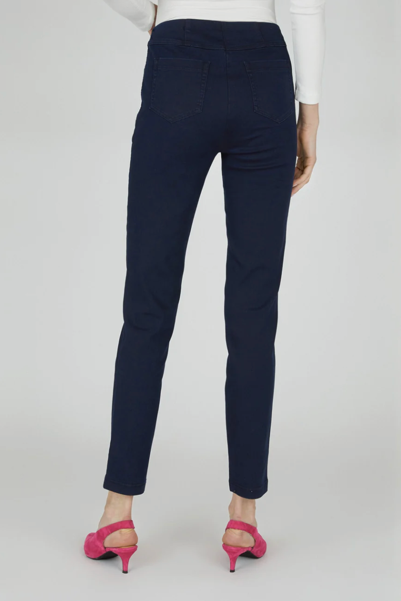 BELLA DENIM TROUSERS - NAVY