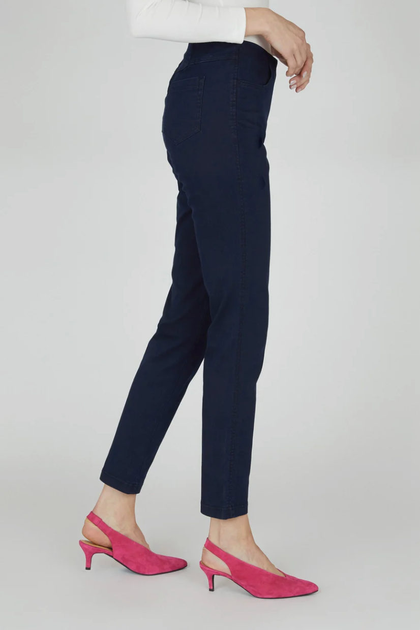 BELLA DENIM TROUSERS - NAVY