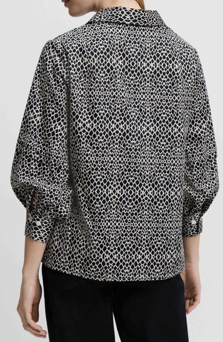 FRANKIE ABSTRACT SNAKESKIN POPOVER