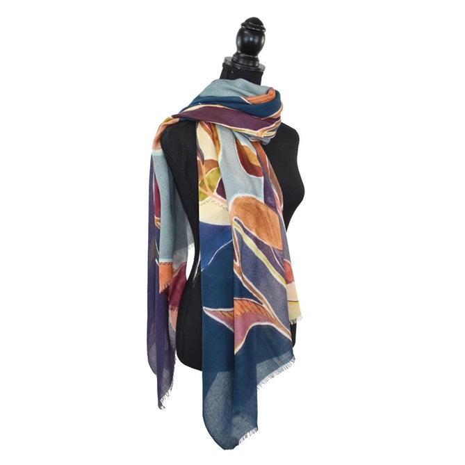 MAIZE AUTUMNAL COTTON SCARF