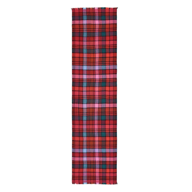 OAKLEIGH NARROW PLAID SCARF