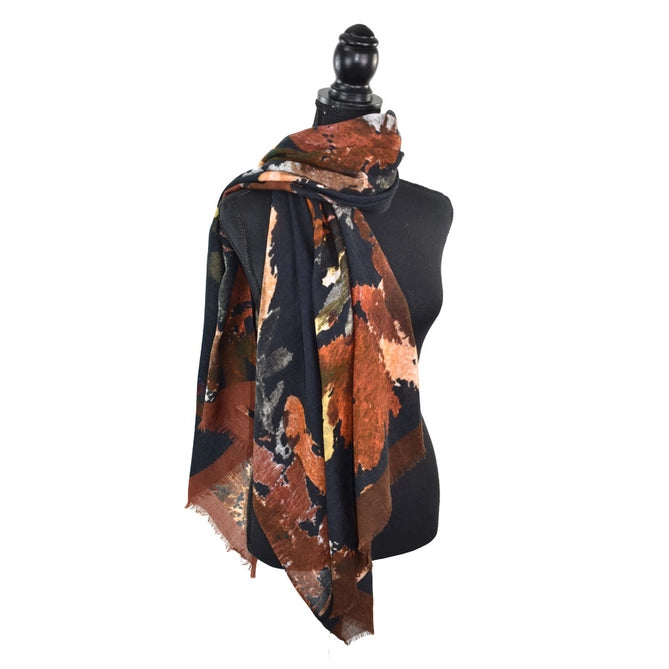 NOVEMBER RAIN AUTUMNAL SCARF