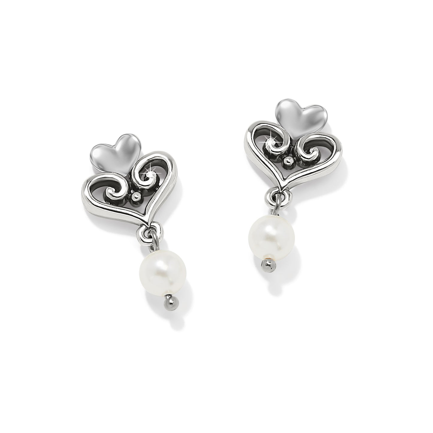 BRIGHTON ALCAZAR AMOR PEARL POST DROP EARRINGS