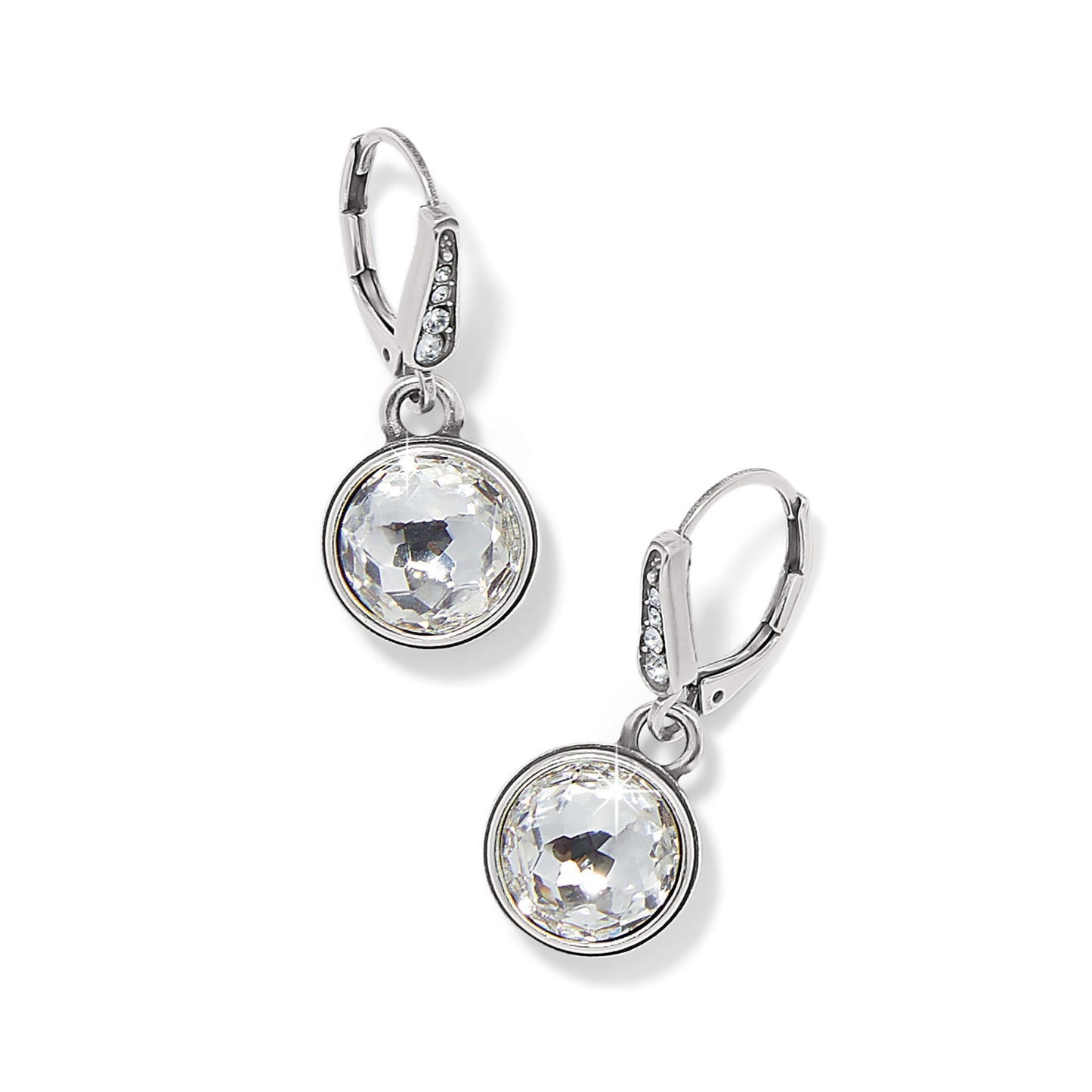 BRIGHTON AURORA CRYSTAL LEVERBACK EARRINGS