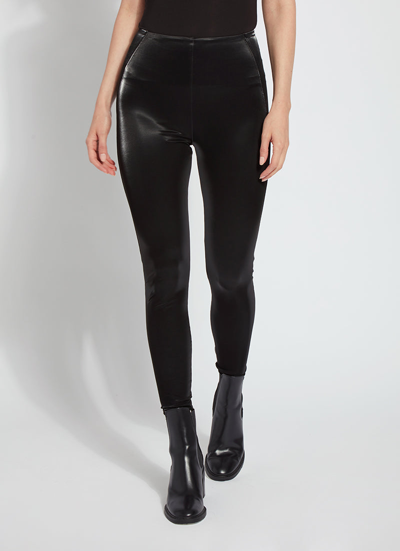 LYSSE MATILDA PATENT FOIL LEGGINGS