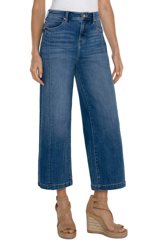 LIVERPOOL STRIDE HI-RISE WIDE LEG JEANS