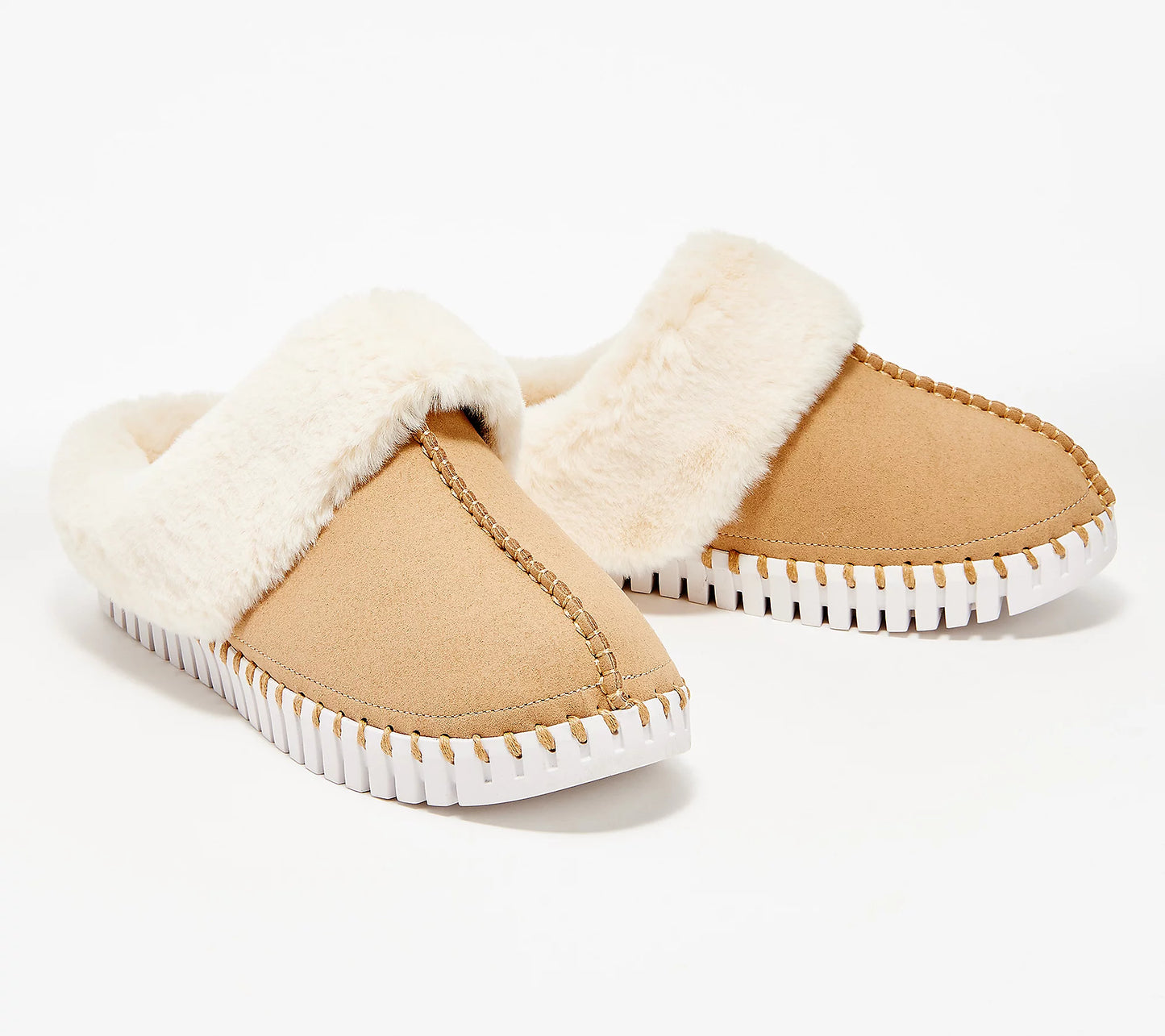 ILSE JACOBSEN TULIP FAUX FUR SLIPPERS