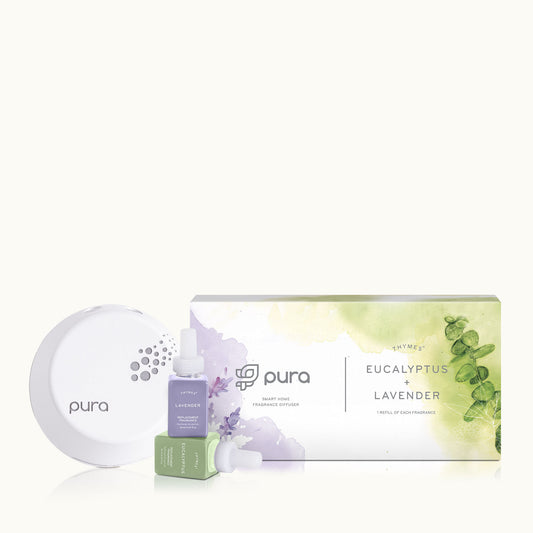 THYMES EUCALYPTUS AND LAVENDER PURA DIFFUSER KIT