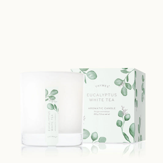 THYMES EUCALYPTUS WHITE TEA POURED CANDLE 7.5 OZ